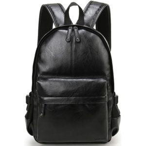 leather backpack product image